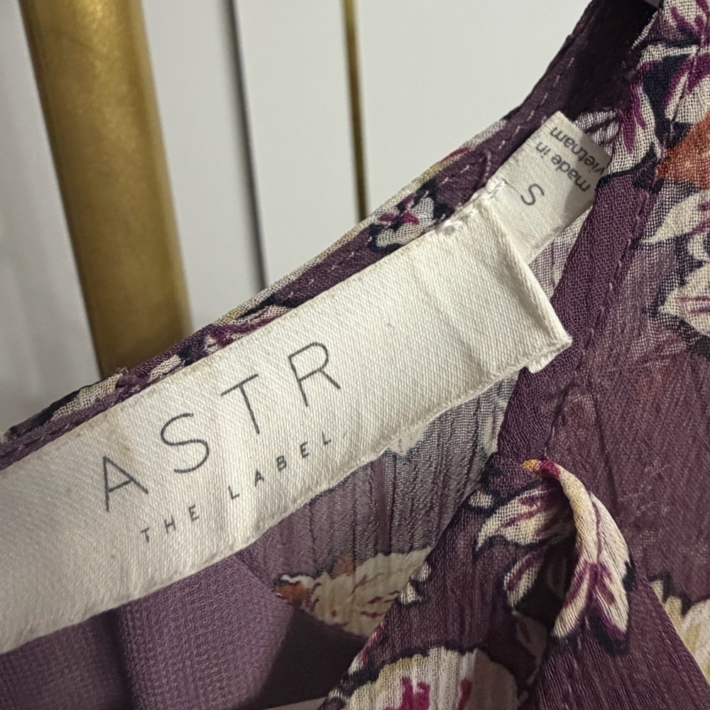 Astr Ruffle Floral Print Dress #0048 - Picture 3 of 8